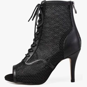 Women's Peep Toe Stiletto Booties Size 10